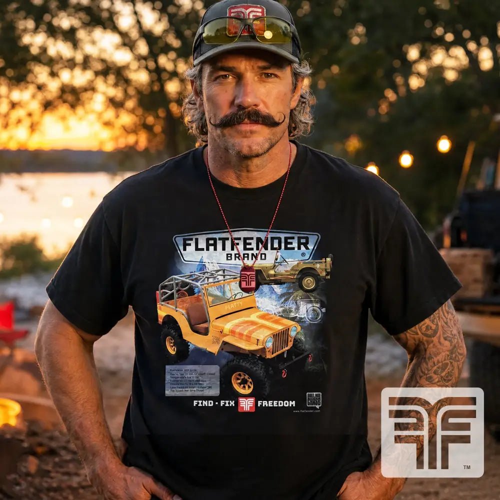 FLATFENDER 2A TEE / MEGA-THICK 100% COTTON