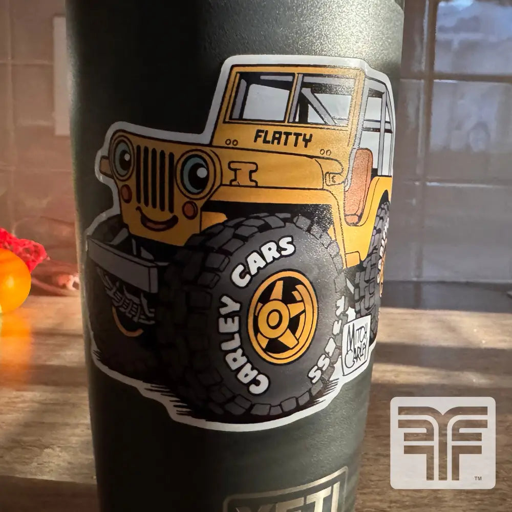FLATFENDER FLATTY STICKER - GEAR