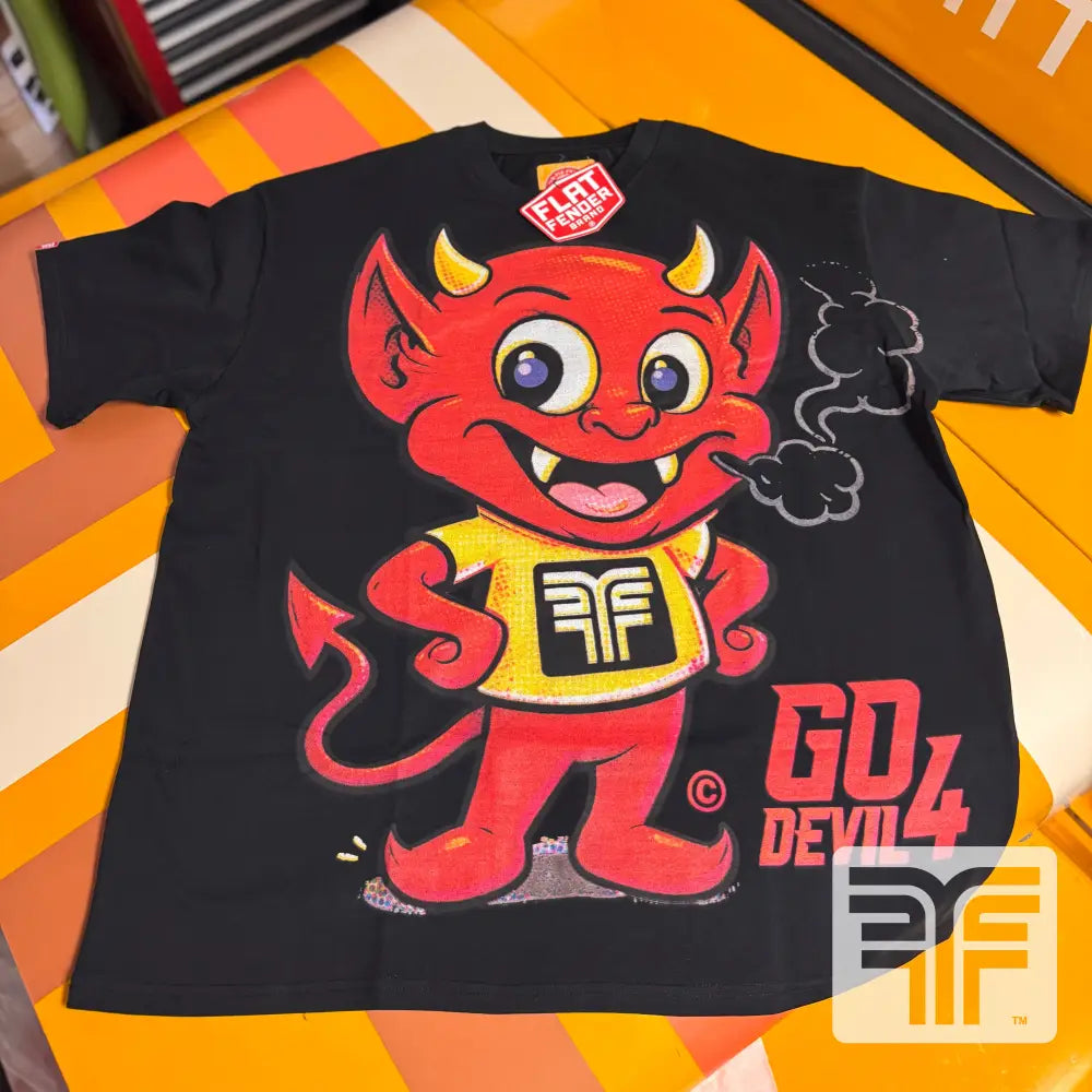 GO DEVIL 4 TEE / MEGA-THICK / BOXY FIT / 100% COTTON - CLOTHING
