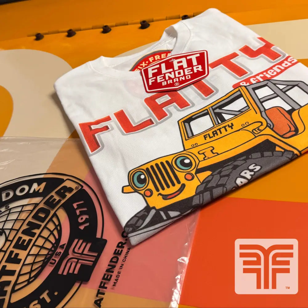 OFFICIAL FF ’FLATTY’ TSHIRT / 100% COTTON - CLOTHING