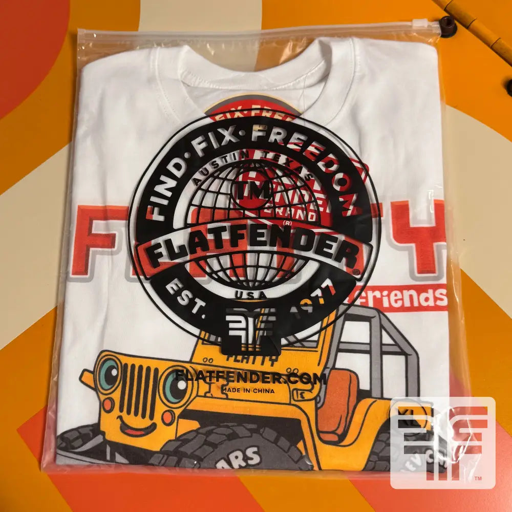 OFFICIAL FF ’FLATTY’ TSHIRT / 100% COTTON - CLOTHING