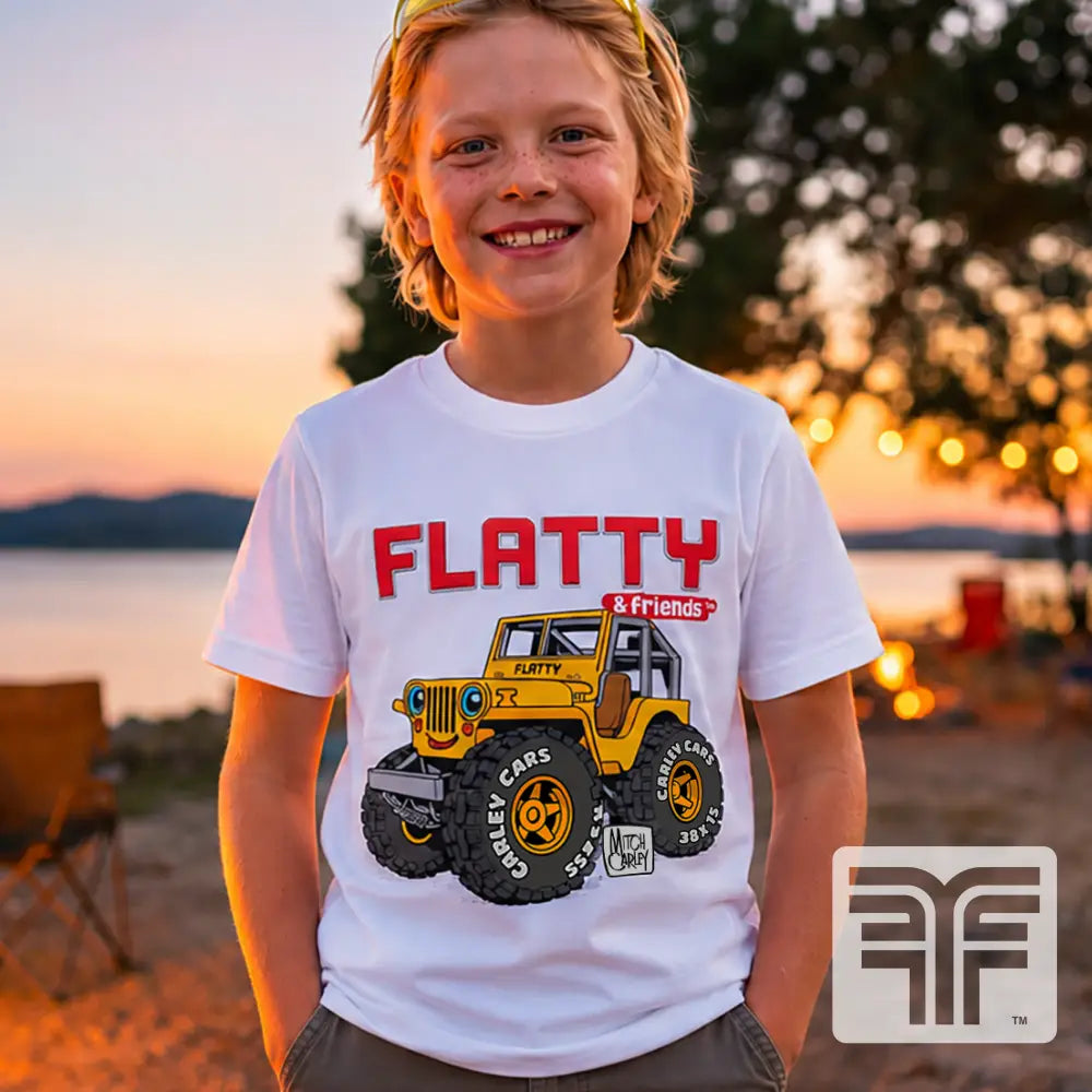 OFFICIAL FF ’FLATTY’ TSHIRT / 100% COTTON - CLOTHING